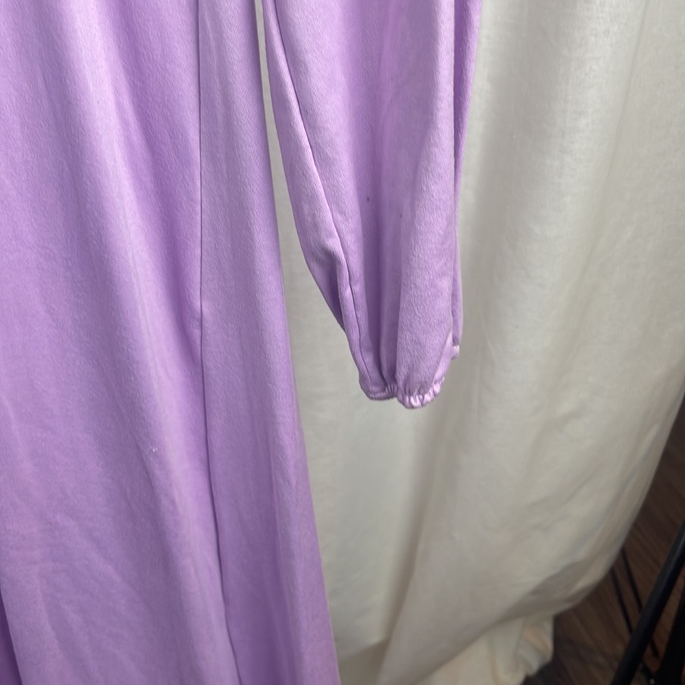 Velvet Torch Purple Long Sleeve MIDI Dress Size Large(12-14) NWT - Picture 8 of 16